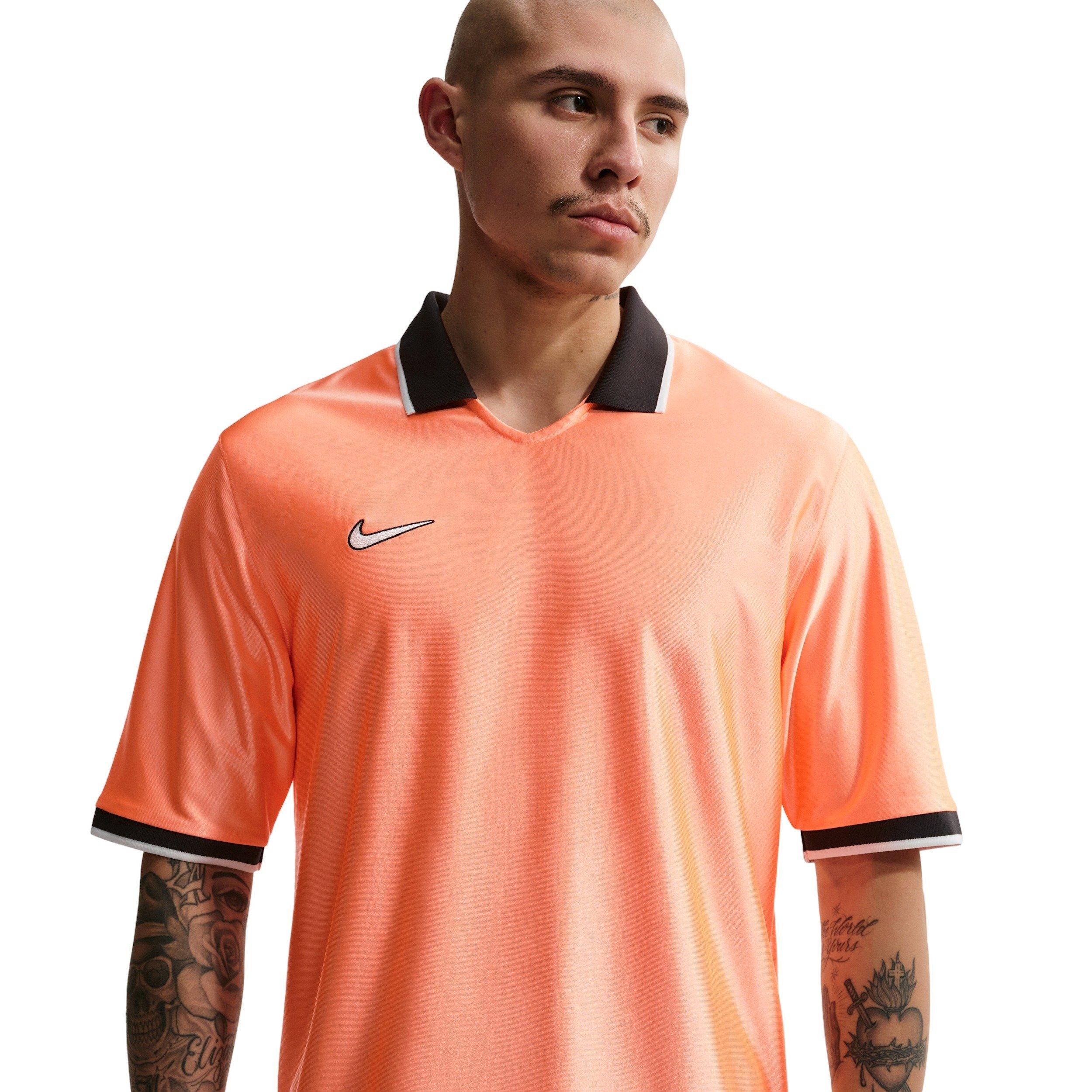 Nike Men's Energy Dri-FIT Short-Sleeve Soccer Top - ORANGE